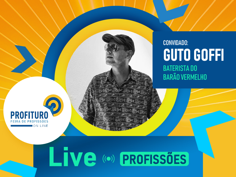 GUTO GOFFI, BATERISTA DO BARÃO VERMELHO NO PROFITURO 2021 ONLINE!